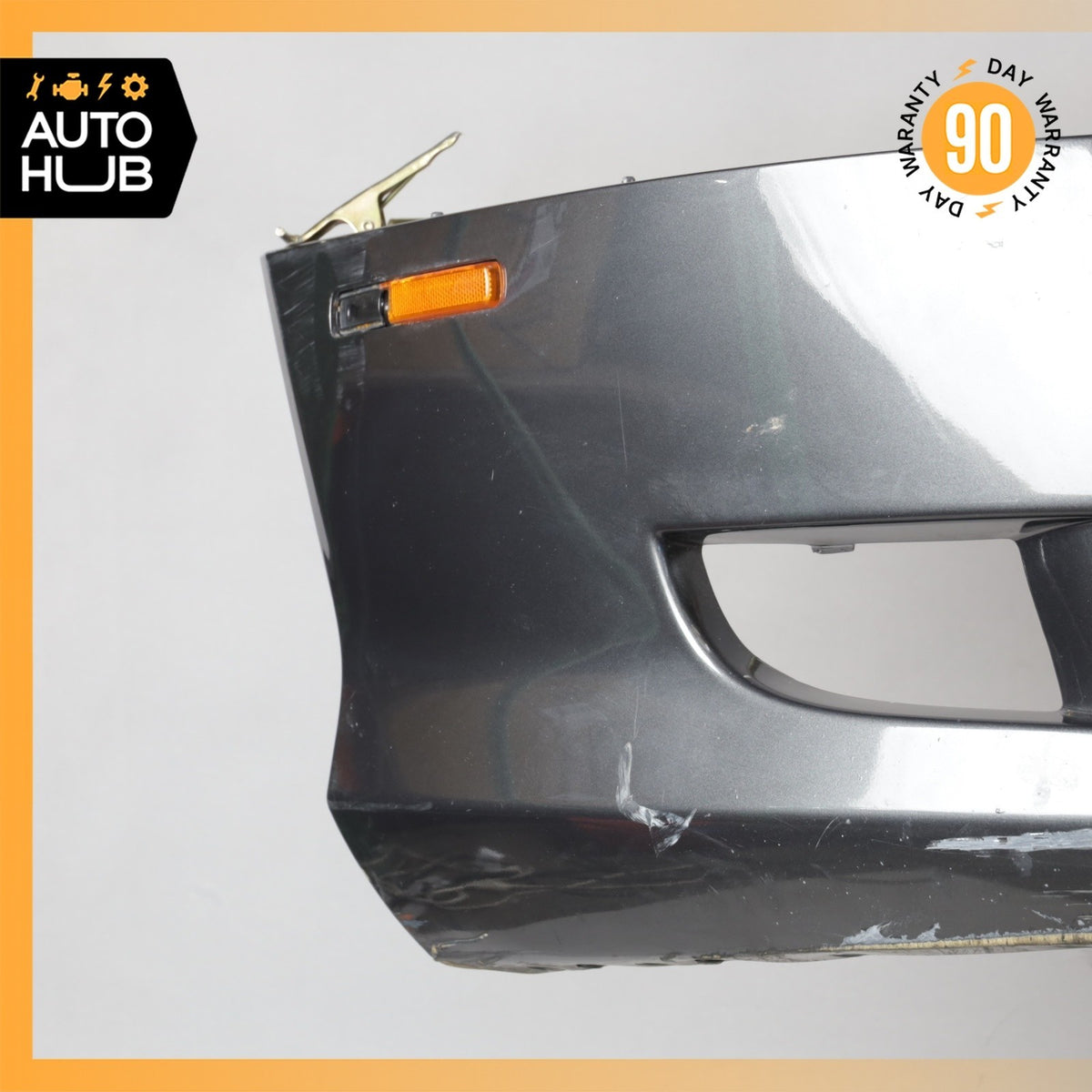 05-10 Aston Martin DB9 Front Bumper Cover Assembly Silver OEM - photo 2
