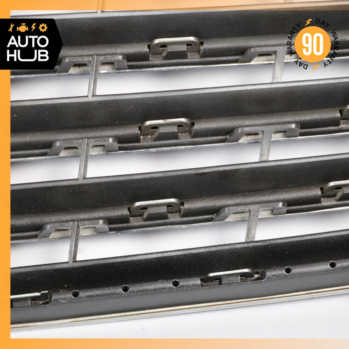 07-09 Mercedes W211 E350 E550 E320 Hood Radiator Grille Grill Chrome OEM - photo 18