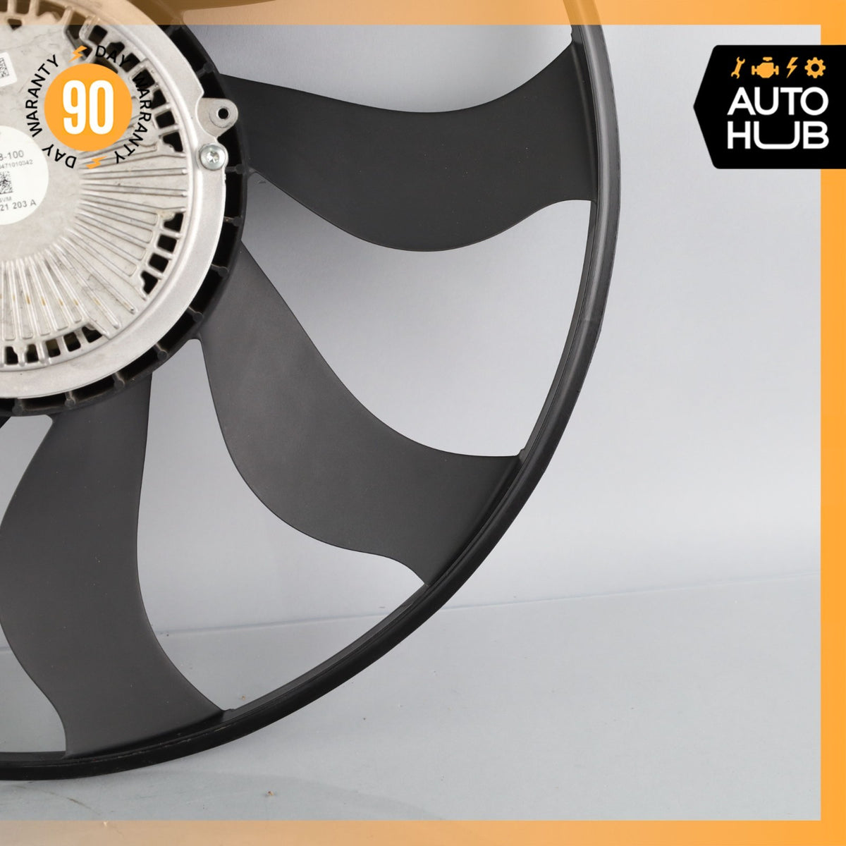 11-18 Porsche Cayenne 958 Engine Cooling Radiator Fan Motor w/ Blade OEM - photo 11