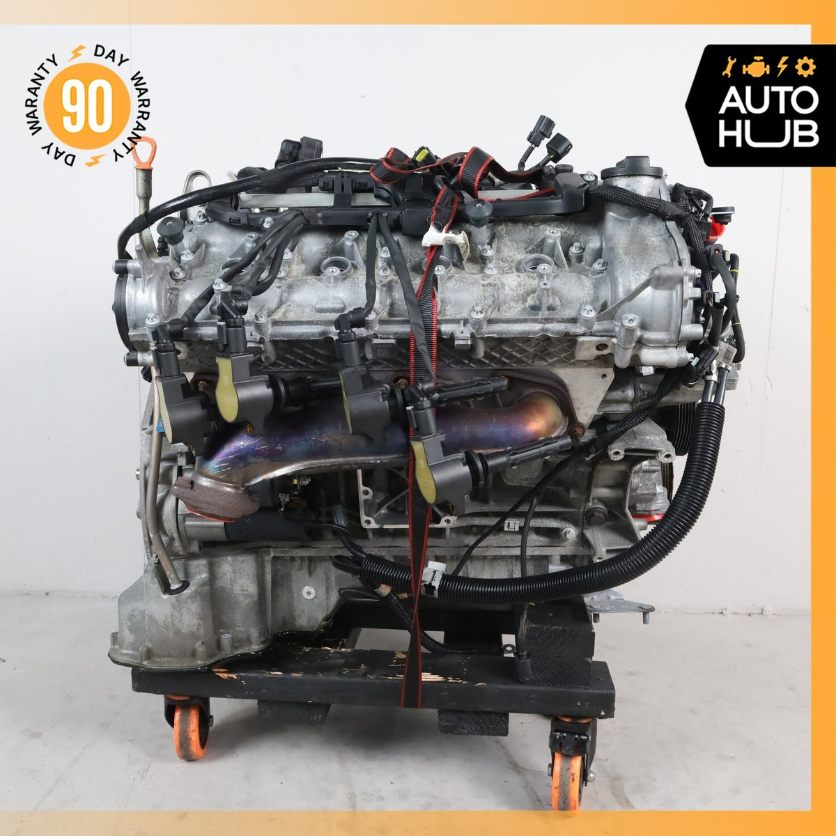 07-12 Mercedes R230 SL550 E550 Engine Motor Assembly 5.5L V8 M273 RWD OEM 90k - photo 5