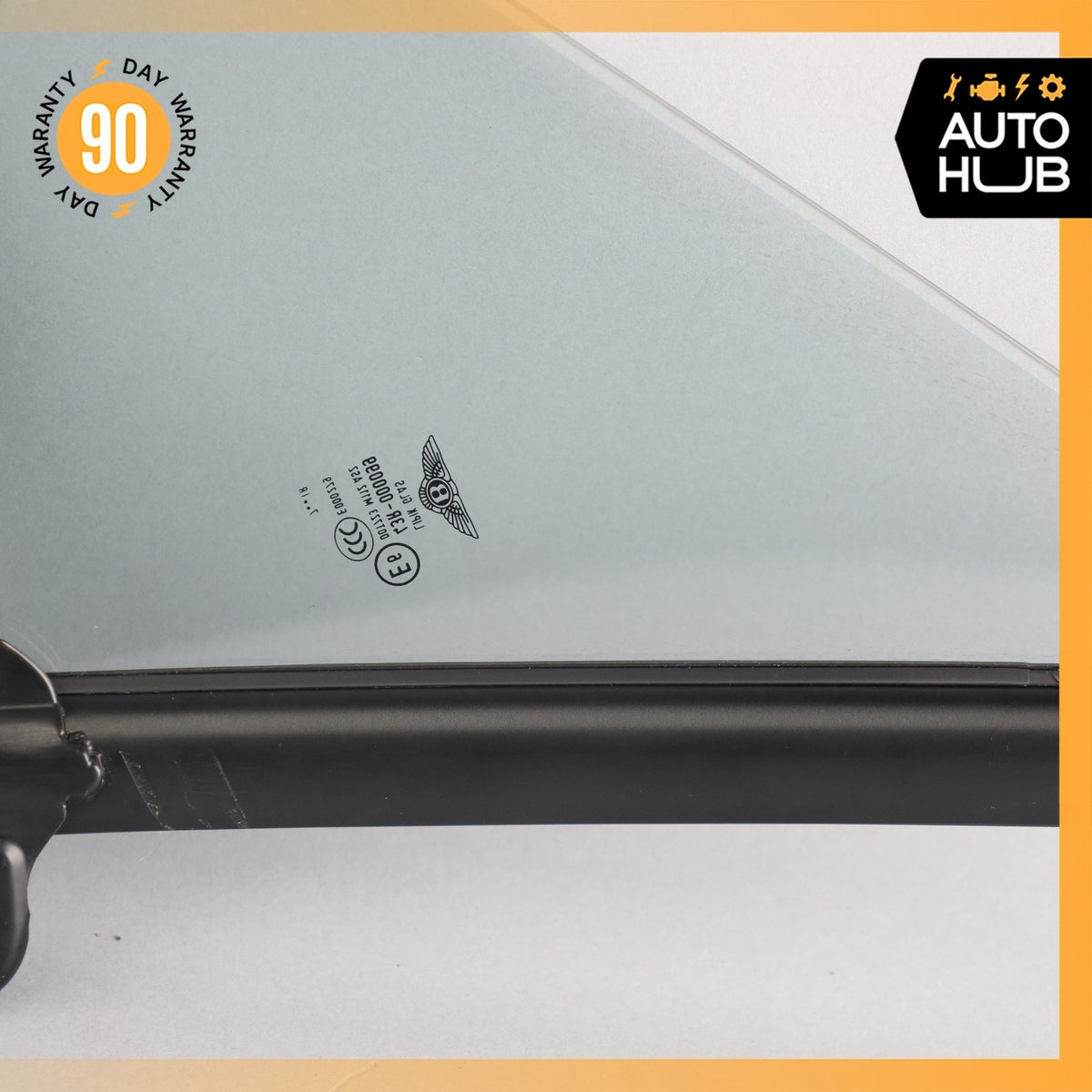 07-18 Bentley Continental GTC Front Right Side Door Vent Window Glass OEM - photo 17