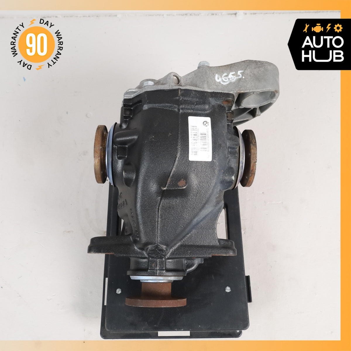 07-13 BMW E88 128i 328i RWD A/T Rear Differential Diff Axle Carrier 3.73 OEM - photo 13