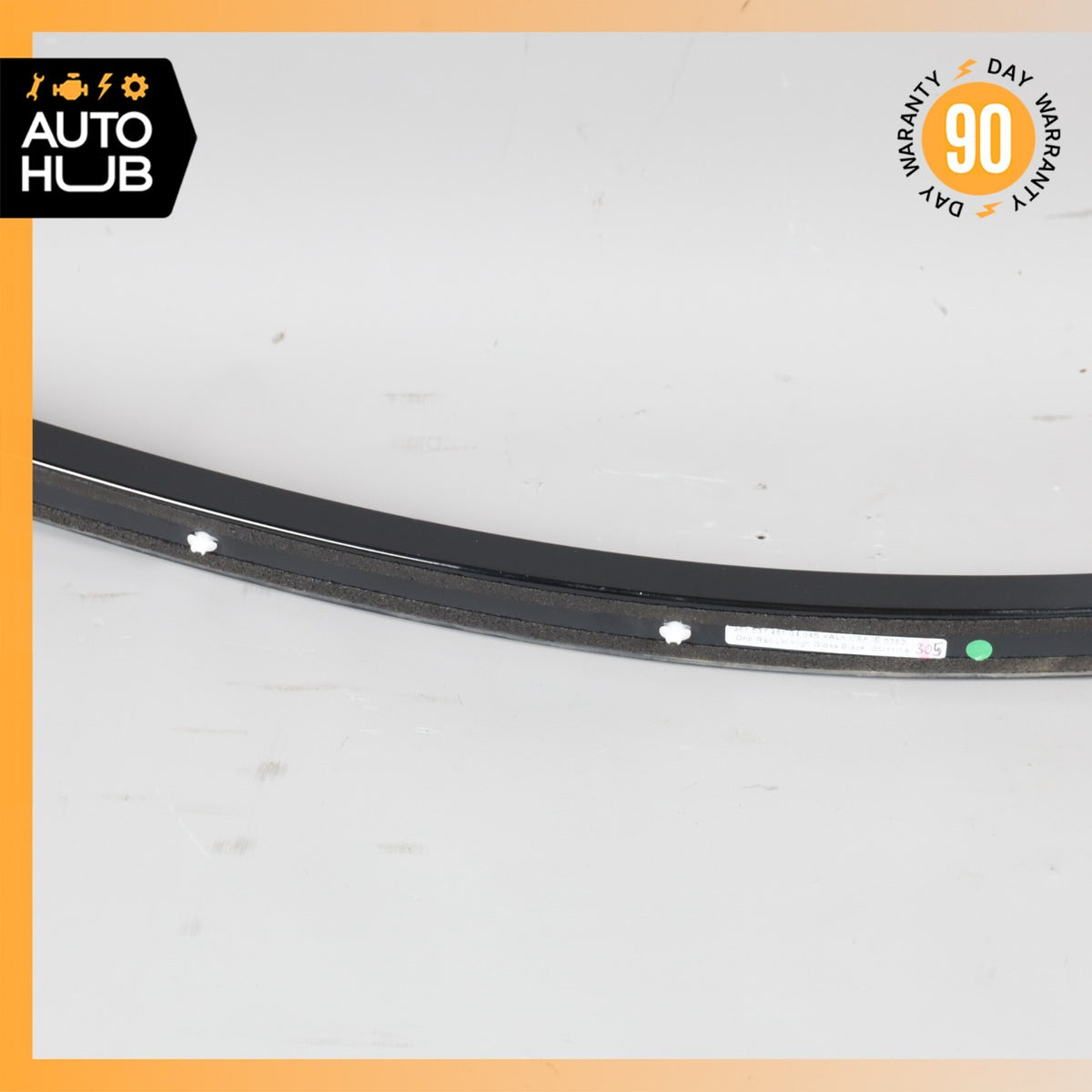 15-24 Porsche 981 982 718 Cayman Left Driver Door Upper Molding Trim Black OEM - photo 9