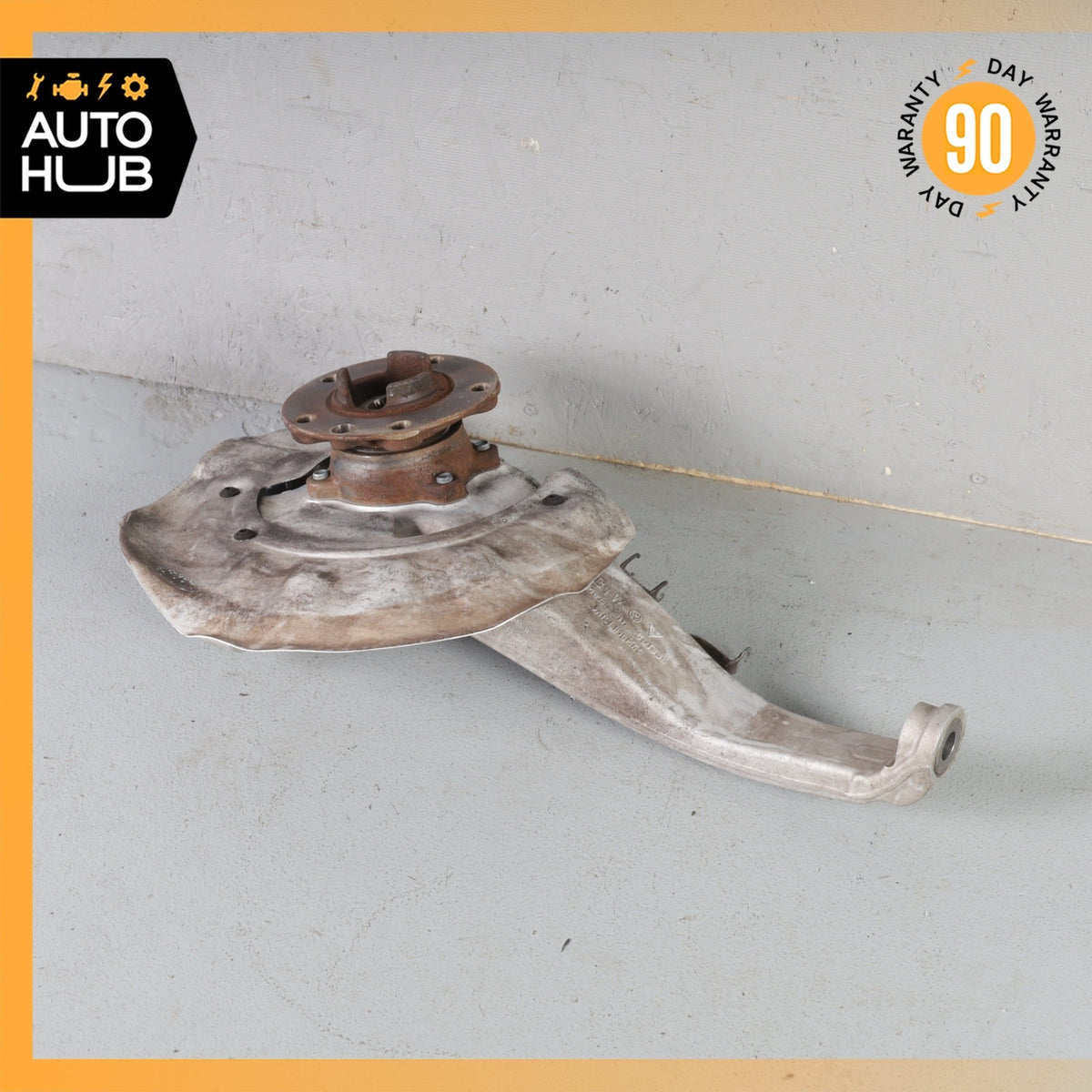 11-18 Porsche Cayenne 958 Front Left Knuckle Spindle 7P0615311B OEM - photo 8