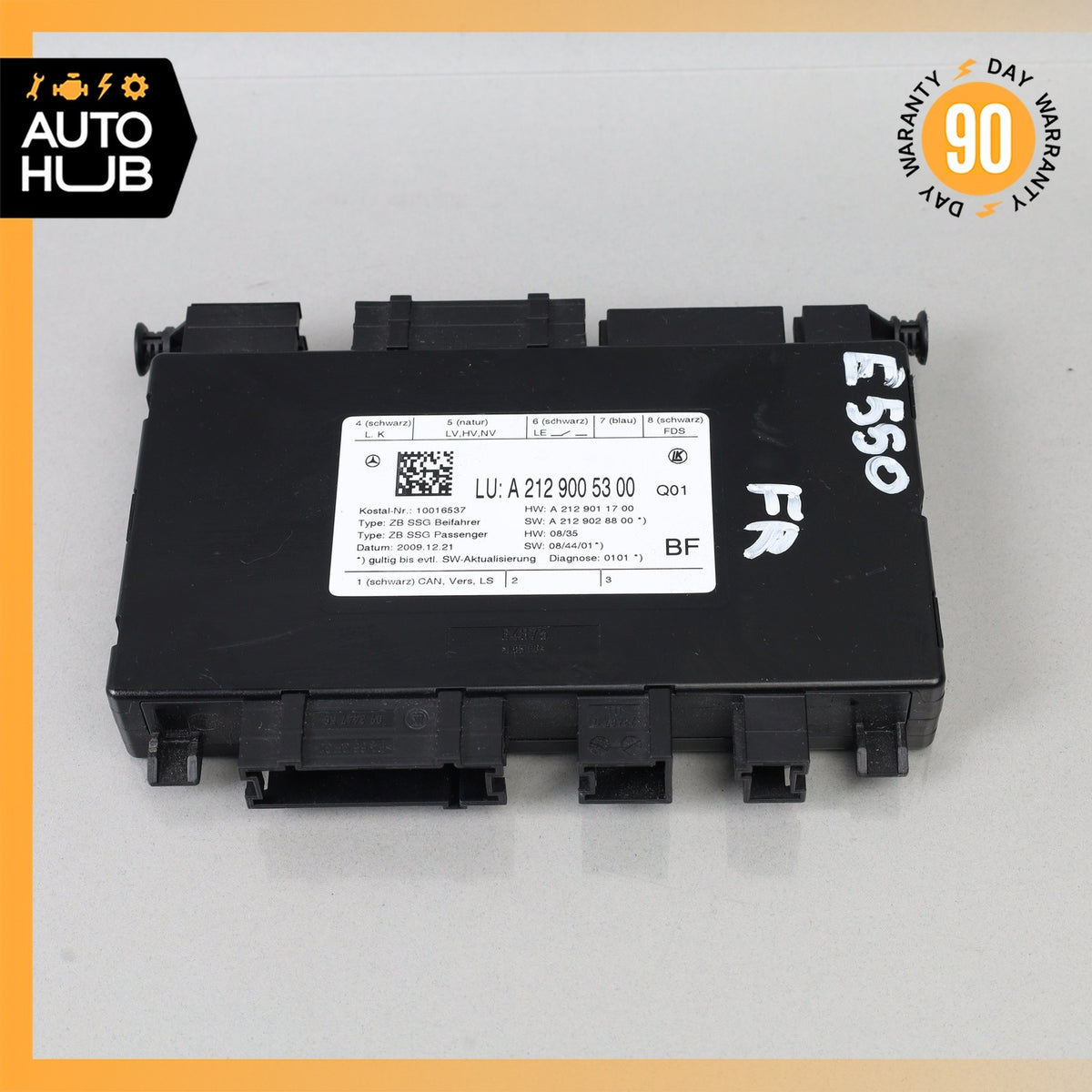 08-18 Mercedes W207 E550 CLS63 SLK250 Seat Control Module Front Left Side OEM - photo 3