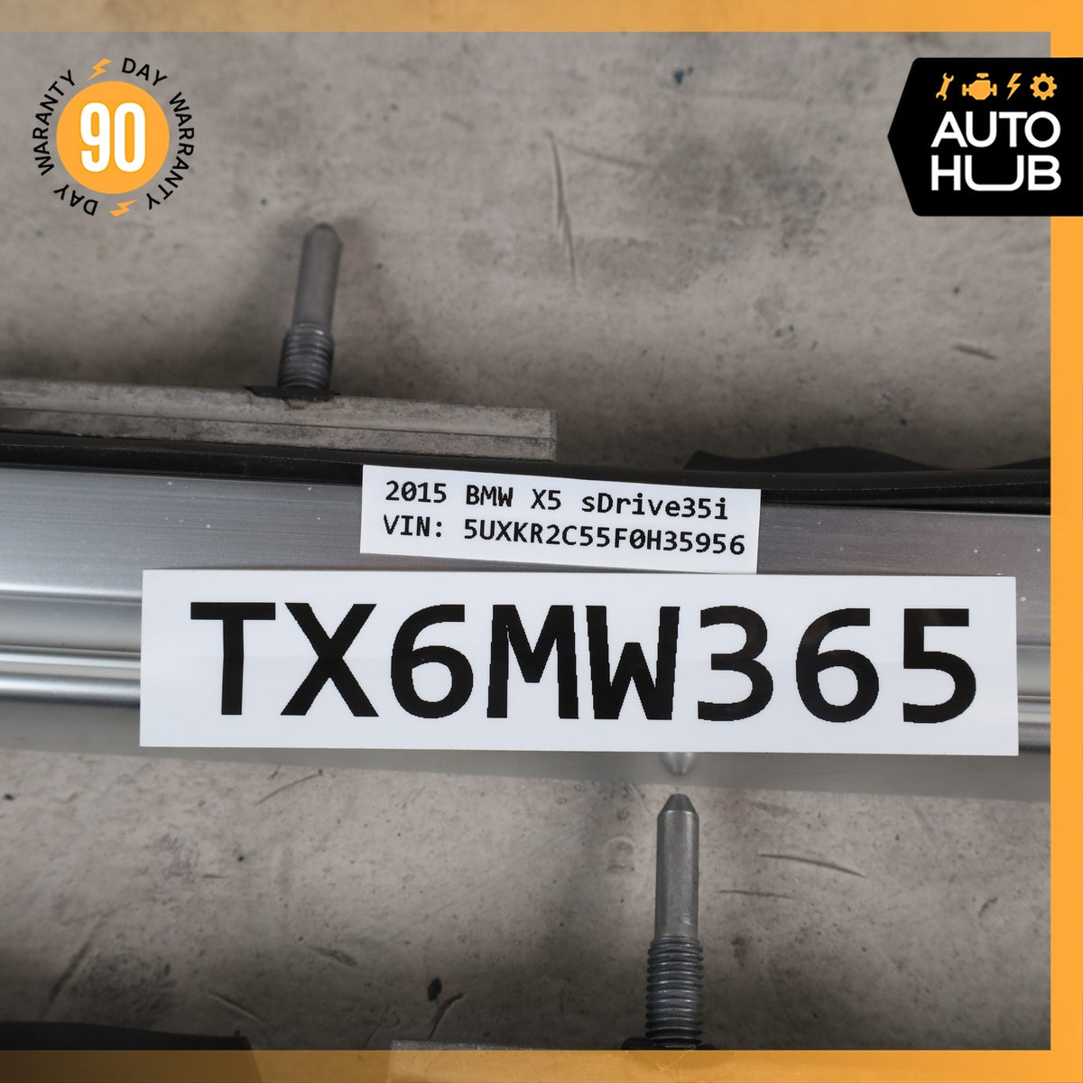 14-18 BMW F15 X5 Baggage Luggage Roof Rack Rail Crossbar Set 51137295814 OEM - photo 13