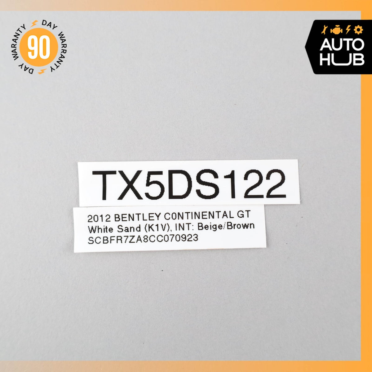 03-18 Bentley Continental GT GTC Electronic Parking Button Switch OEM 56k - photo 10