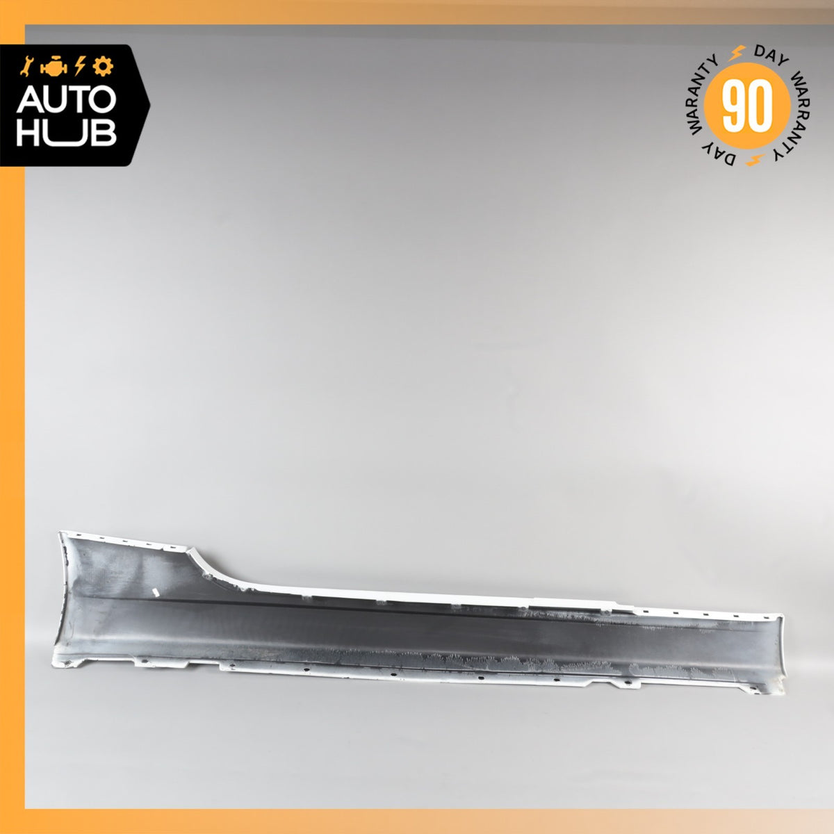 07-15 Jaguar X150 XKR XK Left Side Skirt Rocker Panel White 6W8310155A OEM - photo 9
