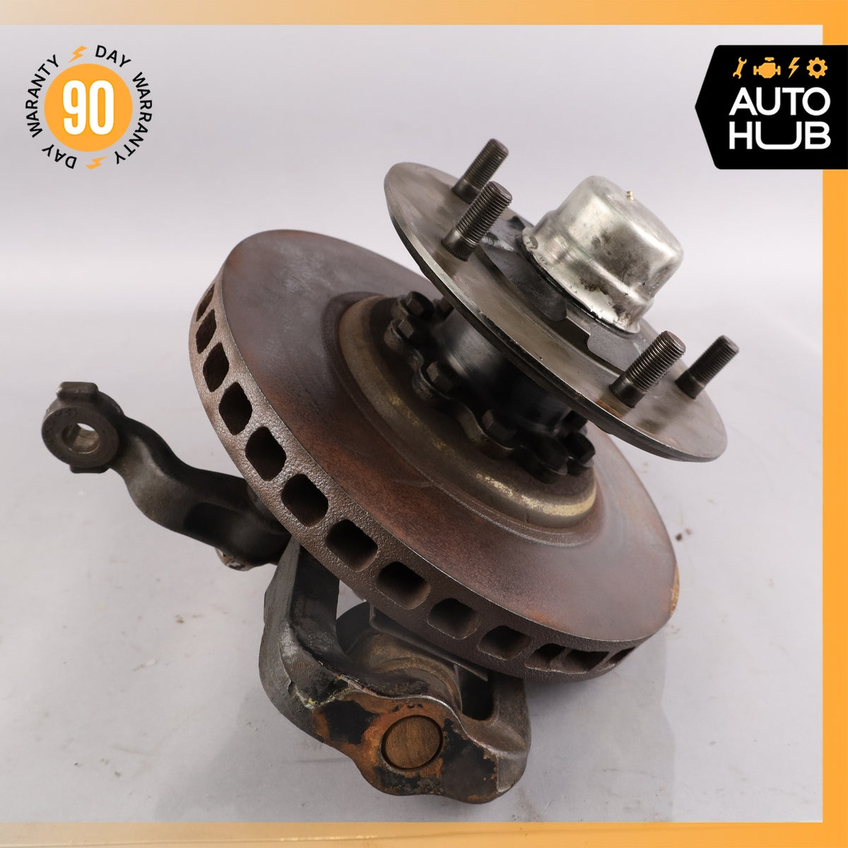 Rolls Royce Silver Spur Mulsanne Front Left Spindle Knuckle Hub w/ Disc OEM - photo 7