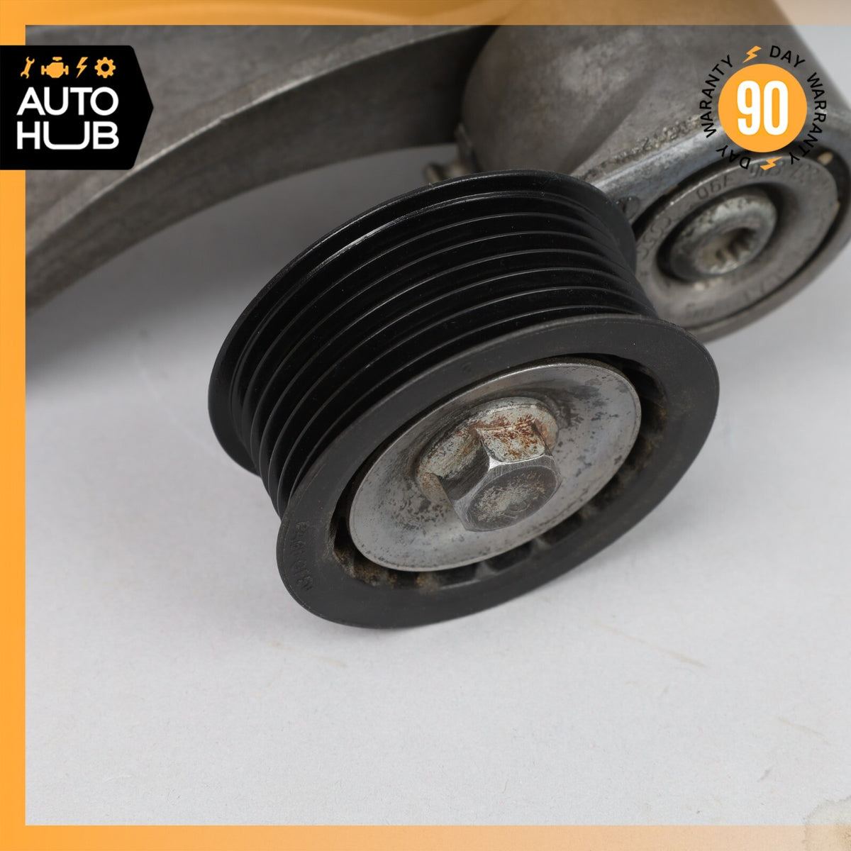 Porsche Cayenne Hybrid S 958 Engine Alternator Support Bracket w/ Pulley OEM - photo 2