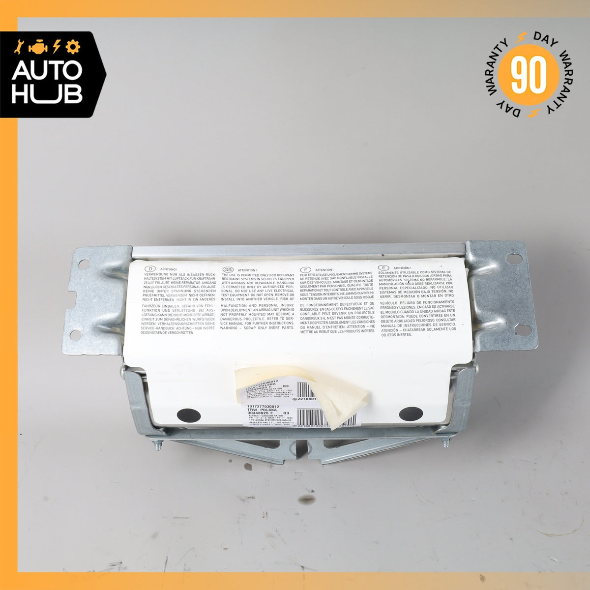 07-14 Mercedes W216 CL550 S600 Dashboard Right Passenger Side Airbag Air Bag OEM - photo 1
