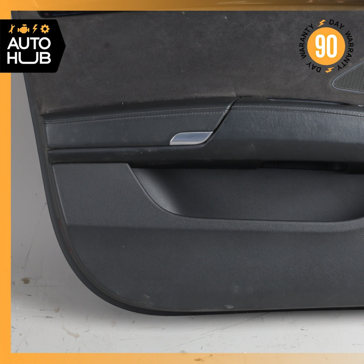 11-17 Audi D4 A8 A8L Front Left Driver Side Interior Door Panel Black Suede OEM - photo 5