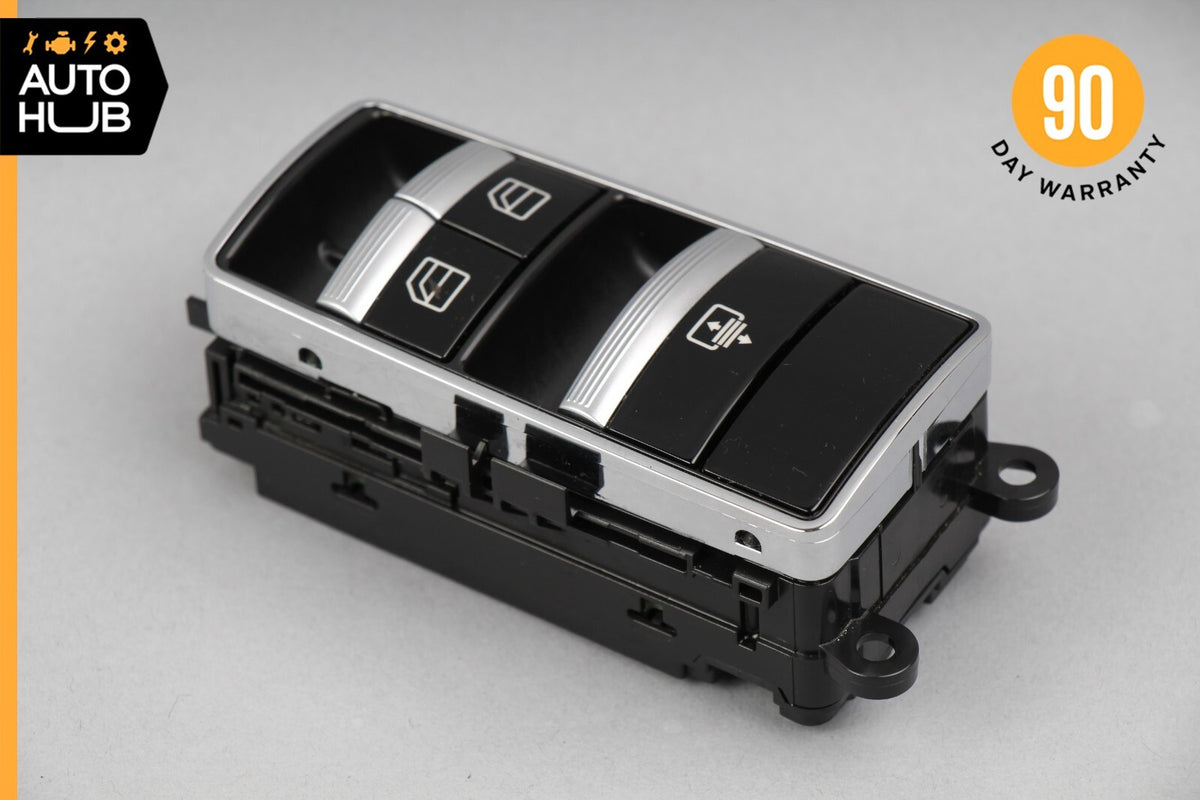 10-13 Mercedes W221 S550 S400 S63 Rear Window Glass & Shade Regulator Switch OEM - photo 7