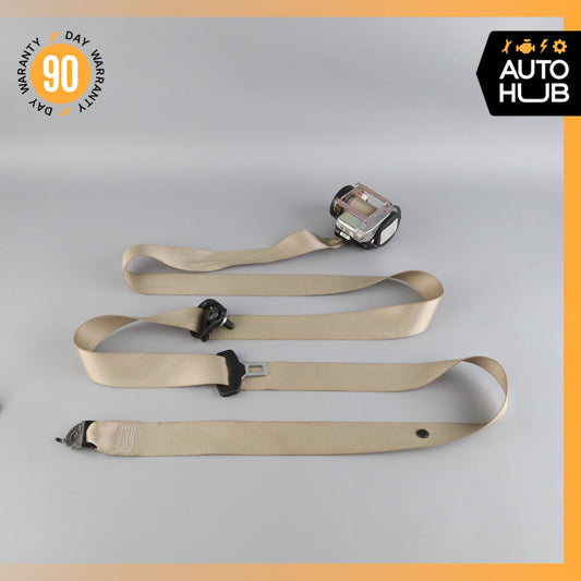 Mercedes X166 GL550 3rd Row Rear Left Driver Side Seat Belt Seatbelt Beige OEM - photo 1