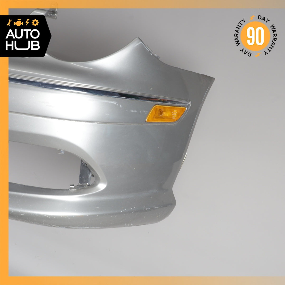 03-06 Mercedes W215 CL500 CL55 AMG Sport Front Bumper Cover Assembly Silver OEM - photo 8