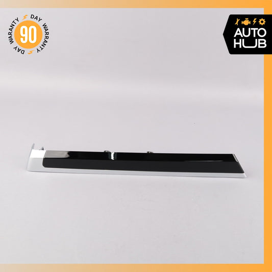 Porsche Cayenne 958 Turbo Front Right Door Panel Molding Trim Piano Wood OEM - photo 1