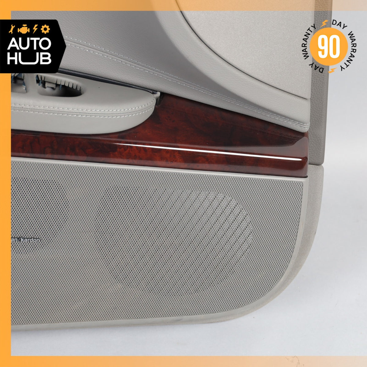 07-10 Mercedes W216 CL550 Front Left Driver Side Interior Door Panel Gray OEM - photo 9