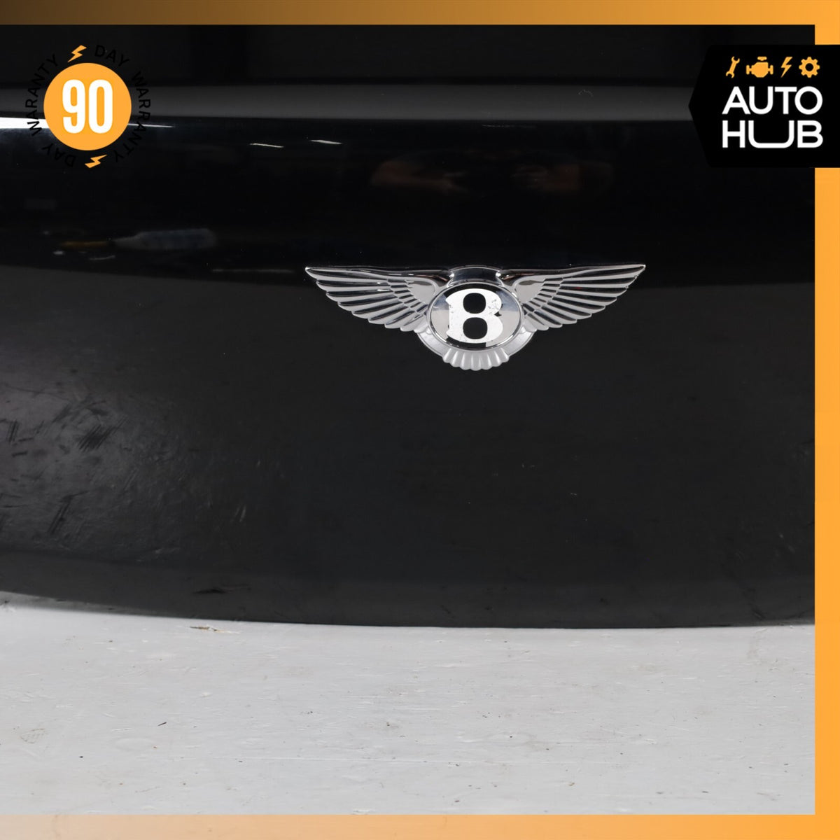 07-11 Bentley Continental GTC Convertible Trunk Lid Panel Assembly Black OEM 62k - photo 4