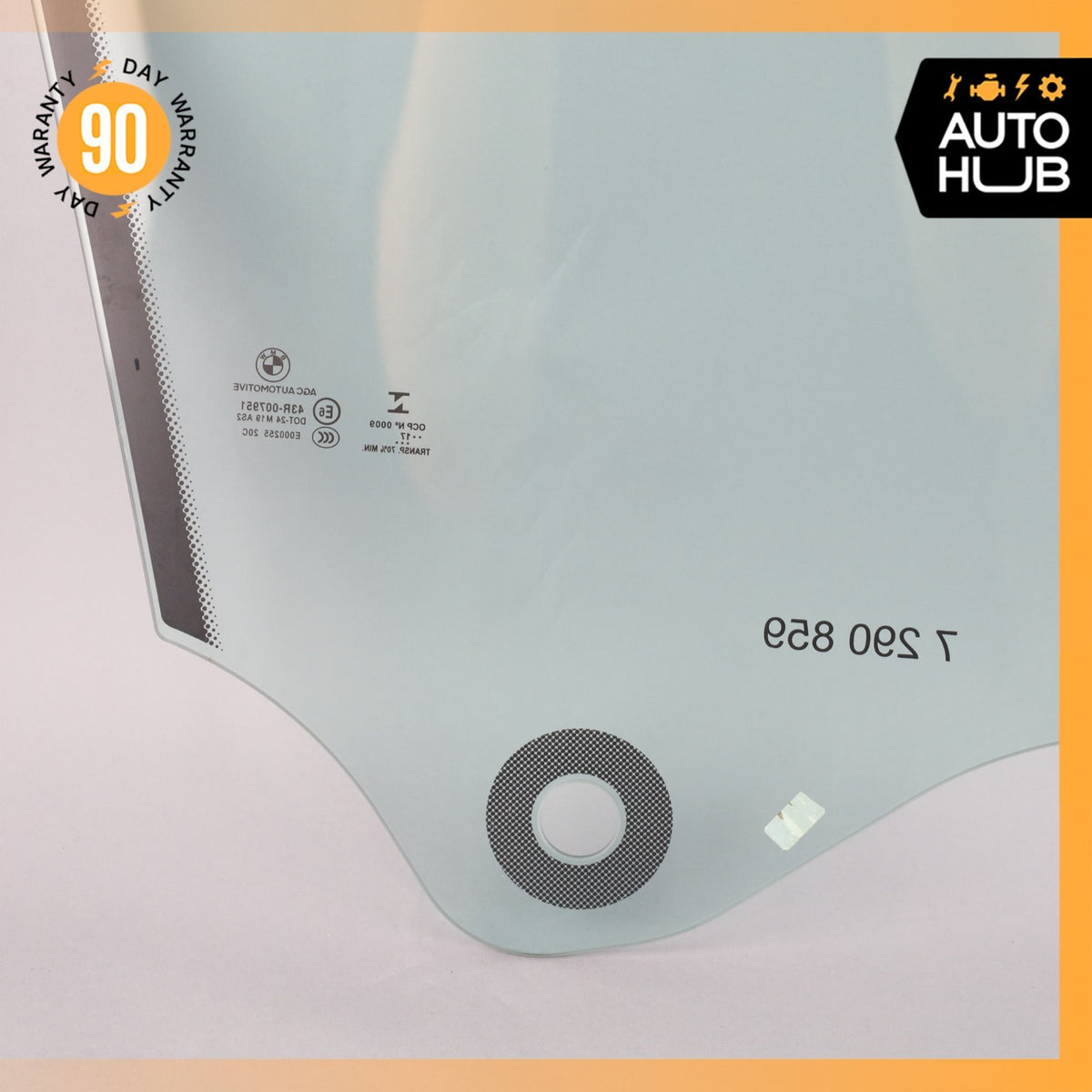BMW i3 I01 Hybrid Front Left Driver Door Window Glass 7290859 OEM - photo 13