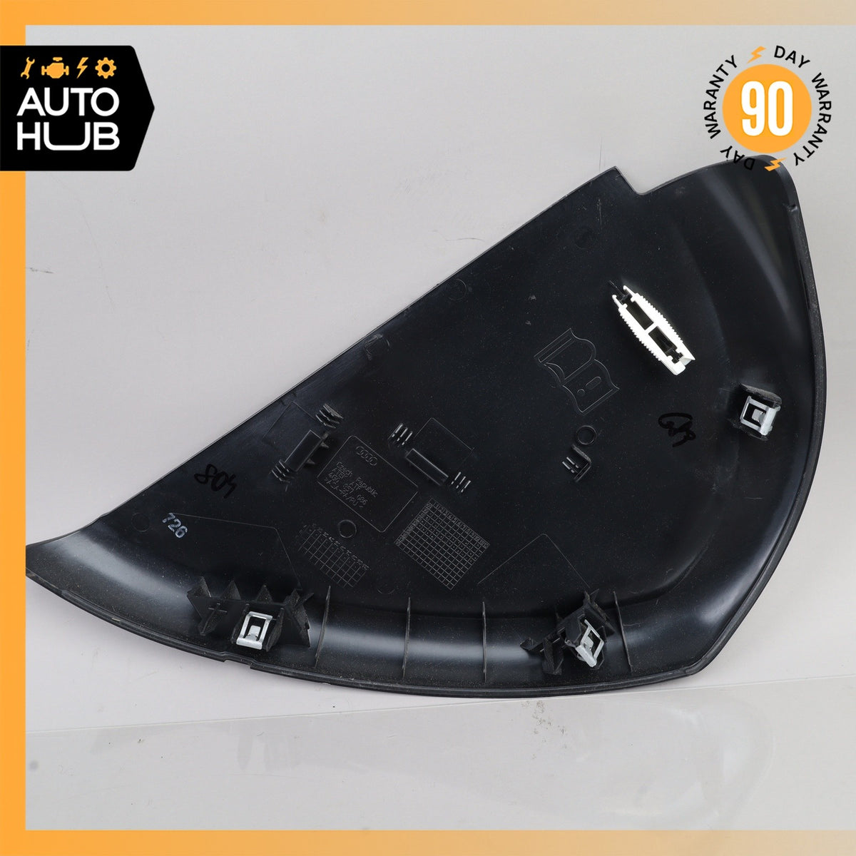 Audi C7 S6 A6 Right Dashboard Dash Cover Panel Trim Black OEM 51k - photo 5