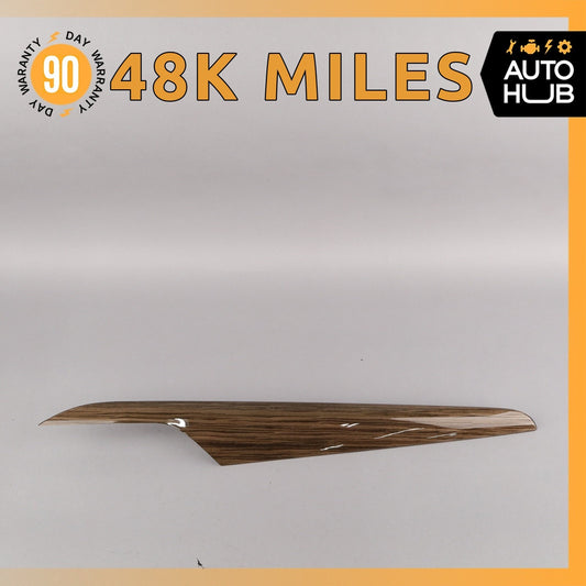 13-15 BMW E84 X1 Front or Rear Left Driver Door Panel Trim Wood OEM - photo 1