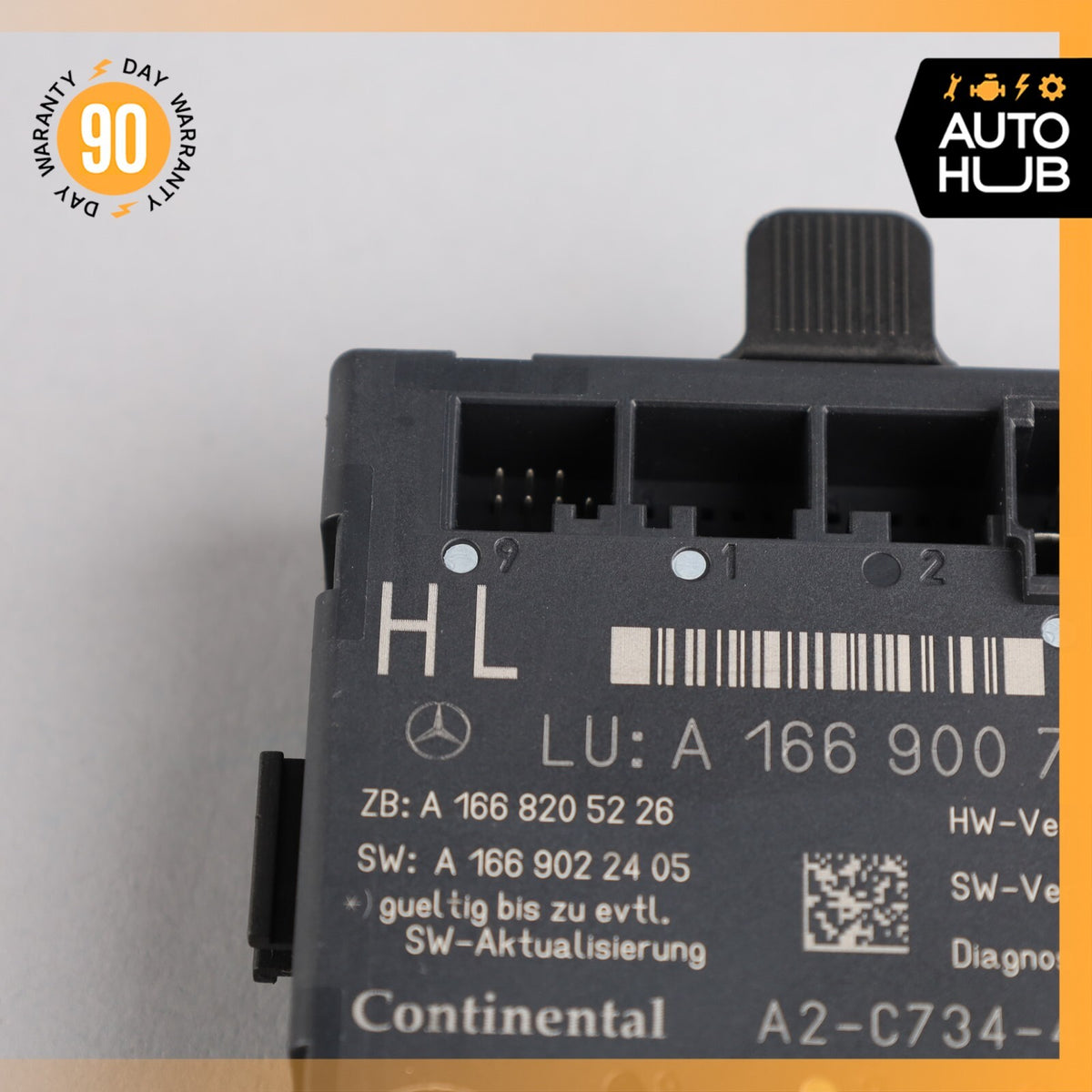 12-19 Mercedes X166 GL450 ML350 GLE350 Rear Left Side Door Control Module OEM - photo 6