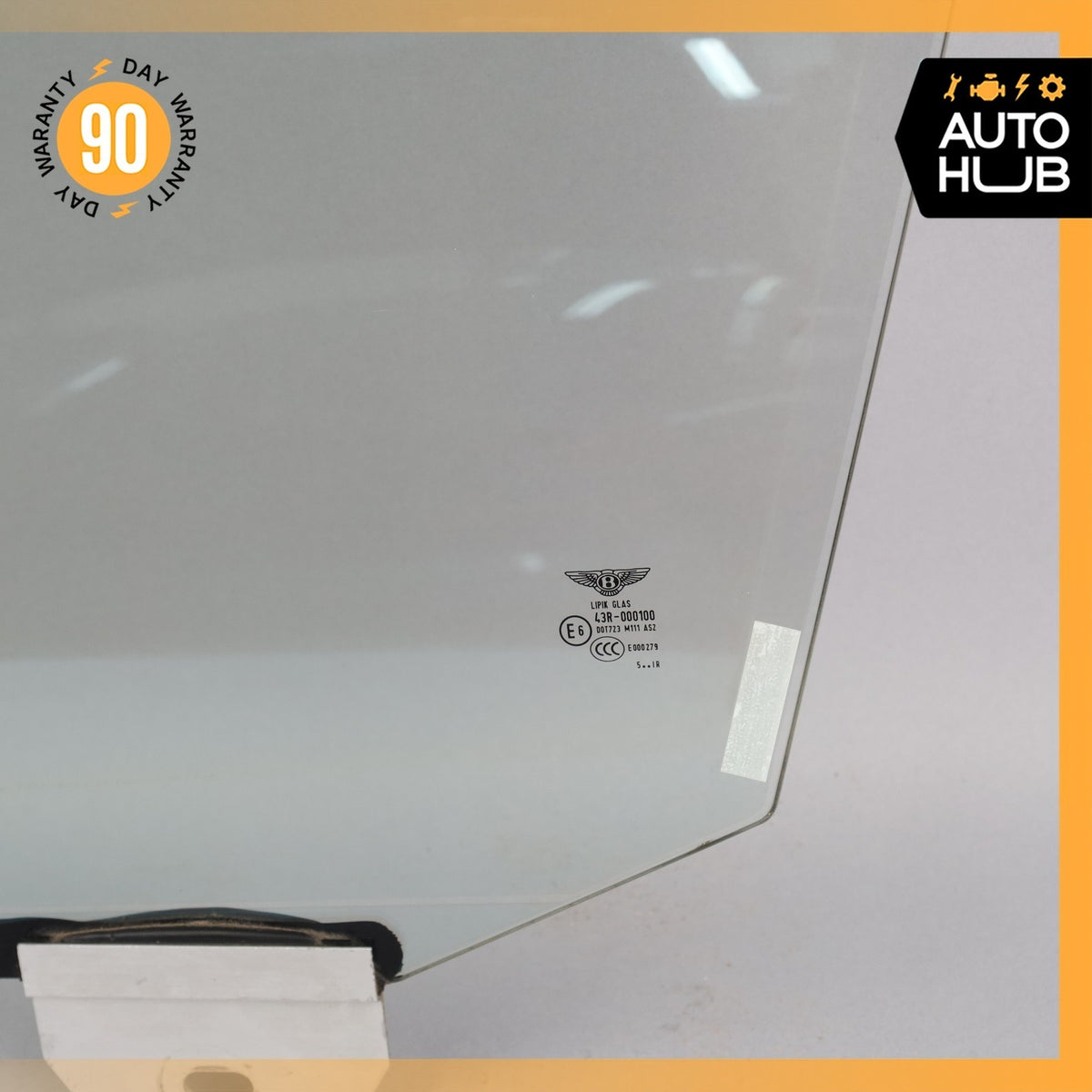 06-13 Bentley Continental Flying Spur Front Left Side Door Window Glass OEM - photo 5