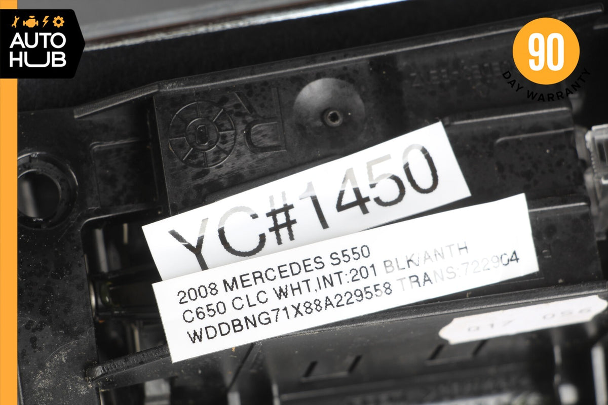 07-09 Mercedes W221 S550 S450 Rear Right Side Door Ashtray Ash Tray Black OEM - photo 9