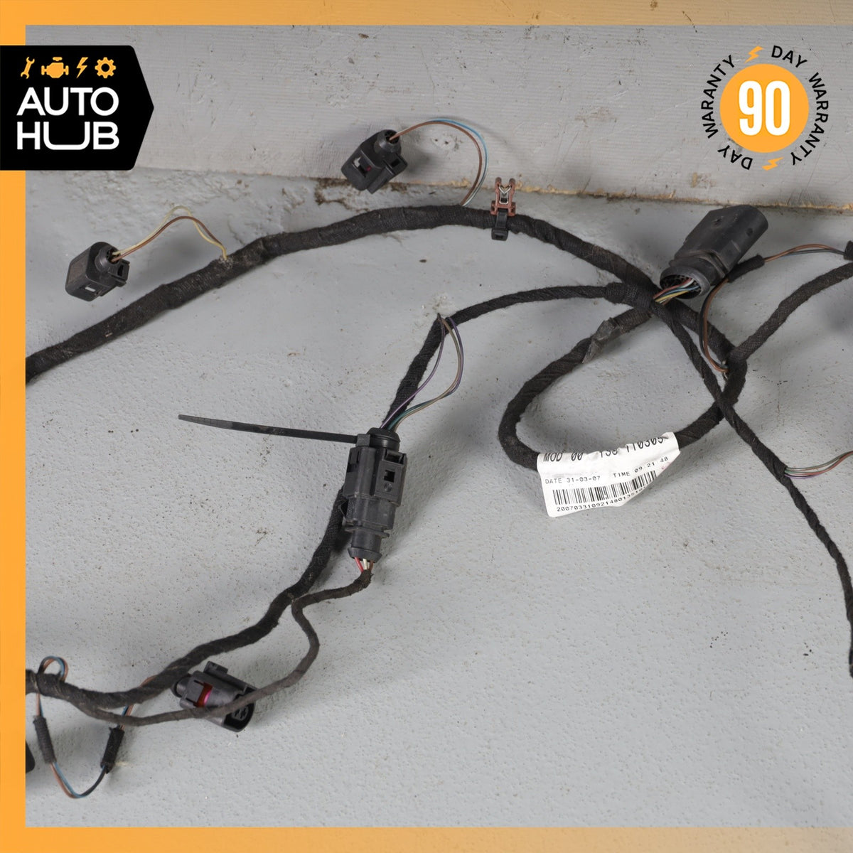 Bentley Continental GTC GT Rear Bumper Parking Sensor Wire Harness PDC OEM 40k - photo 18