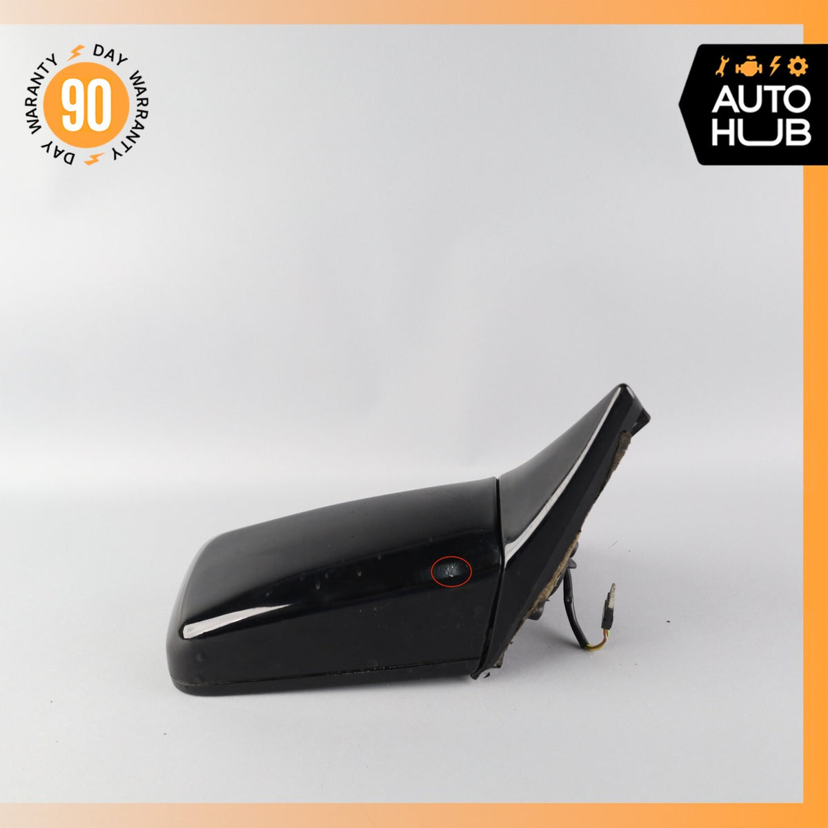 90-96 Mercedes R129 SL320 SL500 300SL Side View Door Mirror Right Side Black OEM - photo 7