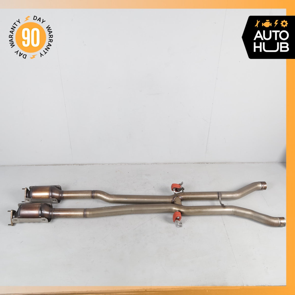Bentley Continental Flying Spur Middle Exhaust Downpipe Left & Right Side OEM - photo 8