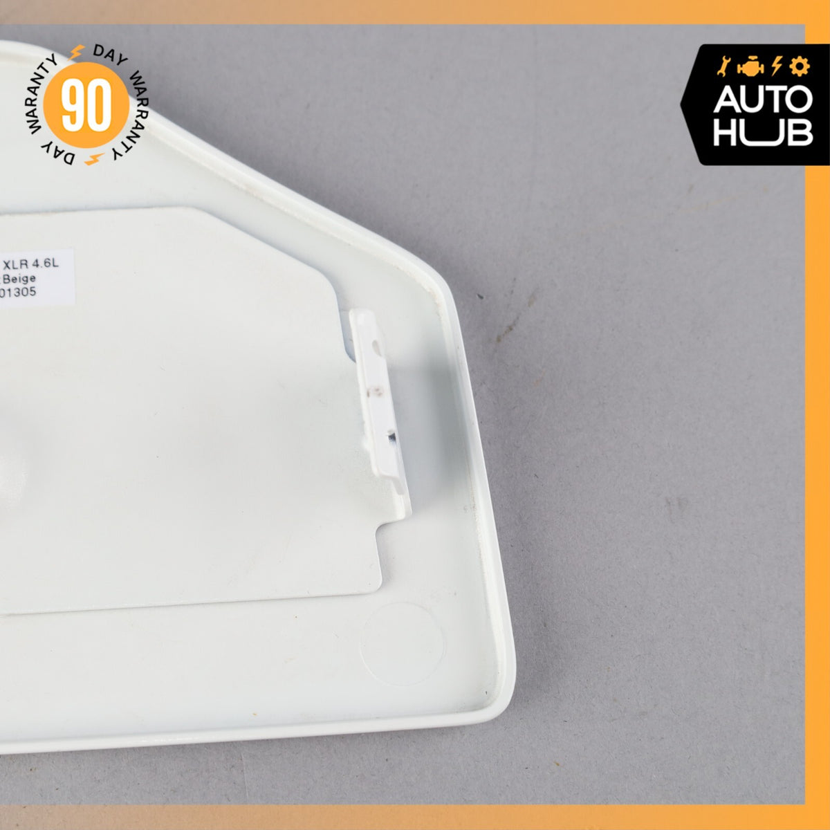 04-09 Cadillac XLR Fuel Door Lid Gas Tank Cover White 10333885 OEM - photo 6
