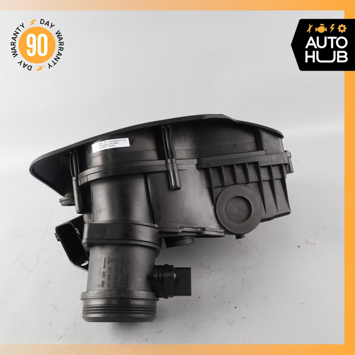 03-13 Bentley Continental GTC GT 6.0L Left Side Air Intake Cleaner Box OEM 62k - photo 6
