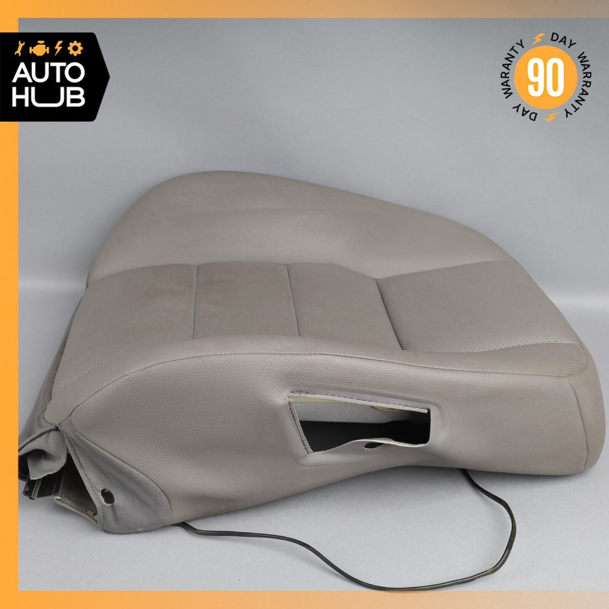 08-11 Mercedes W204 C350 C300 Front Right Side Seat Cushion Top Upper Gray OEM - photo 10