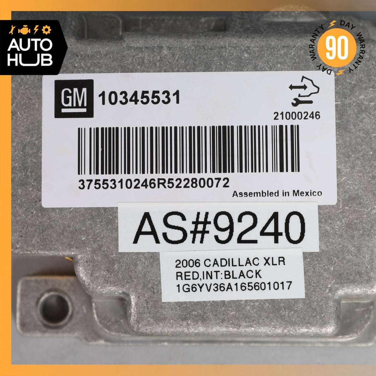 06-09 Cadillac XLR 4.6L V8 Cruise Control Module 10345531 OEM - photo 6