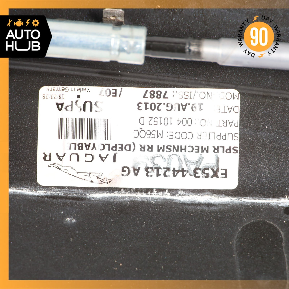 14-24 Jaguar X152 F-Type Convertible Trunk Lid Active Spoiler Motor OEM 46k - photo 15