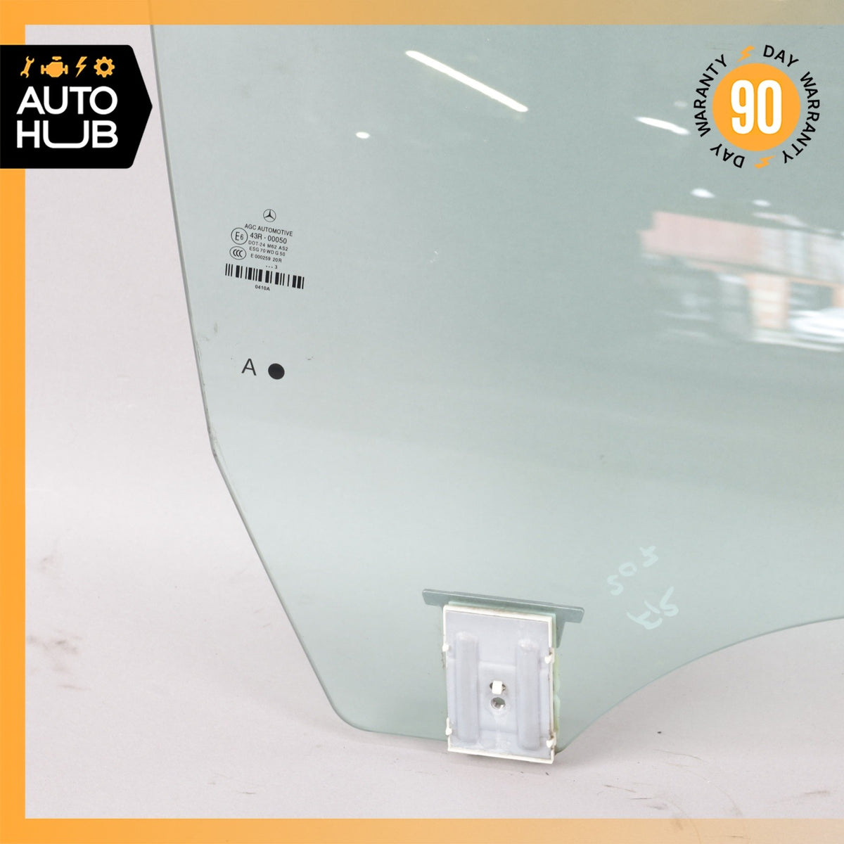 11-17 Mercedes W207 E350 Convertible Door Window Glass Front Right Side OEM 57k - photo 7