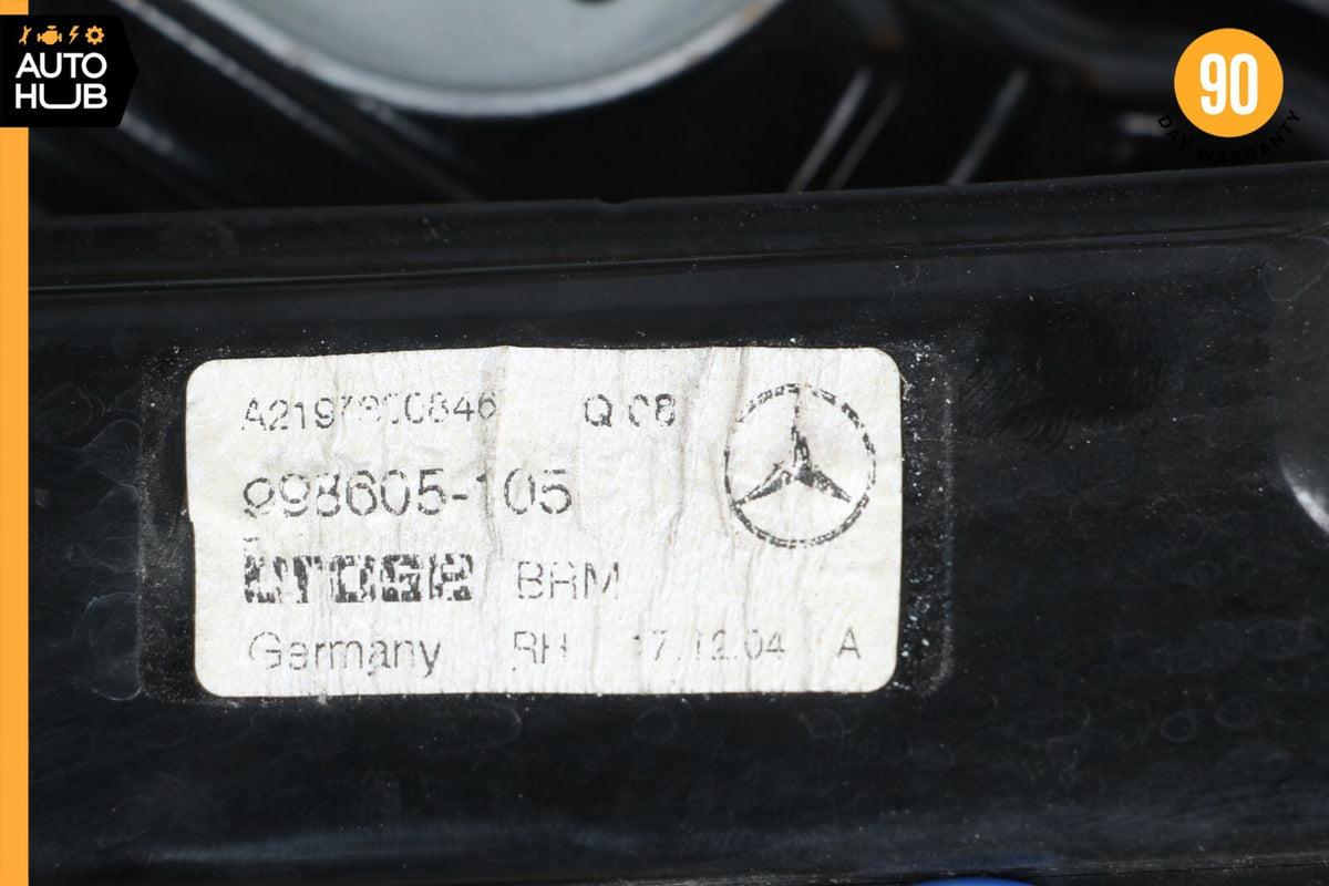 06-11 Mercedes W219 CLS500 CLS55 AMG Rear Right Door Window Regulator Motor OEM - photo 11