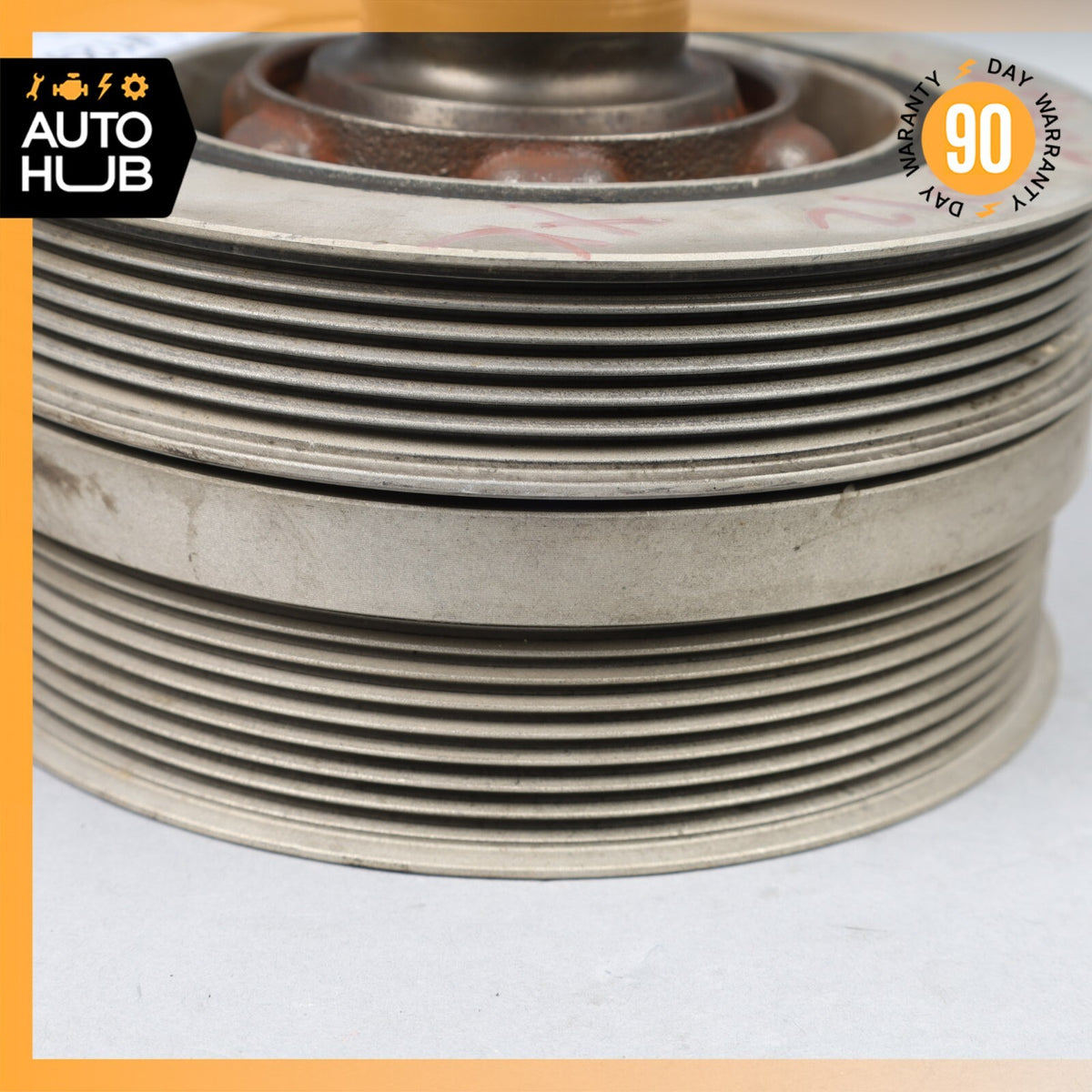 10-23 Jaguar X150 XKR / Range Rover Engine Crankshaft Balancer Pulley OEM 46k - photo 4