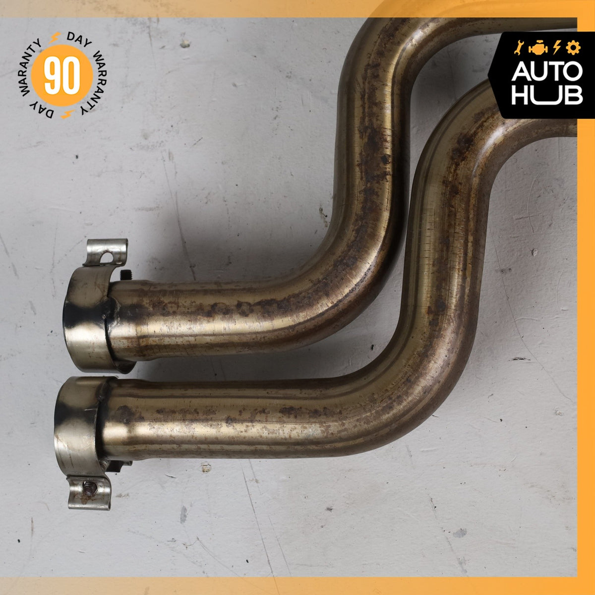 99-02 Bentley Arnage 6.8L V8 Exhaust Silencer Resonator Midpipe PJ55315PA OEM - photo 3