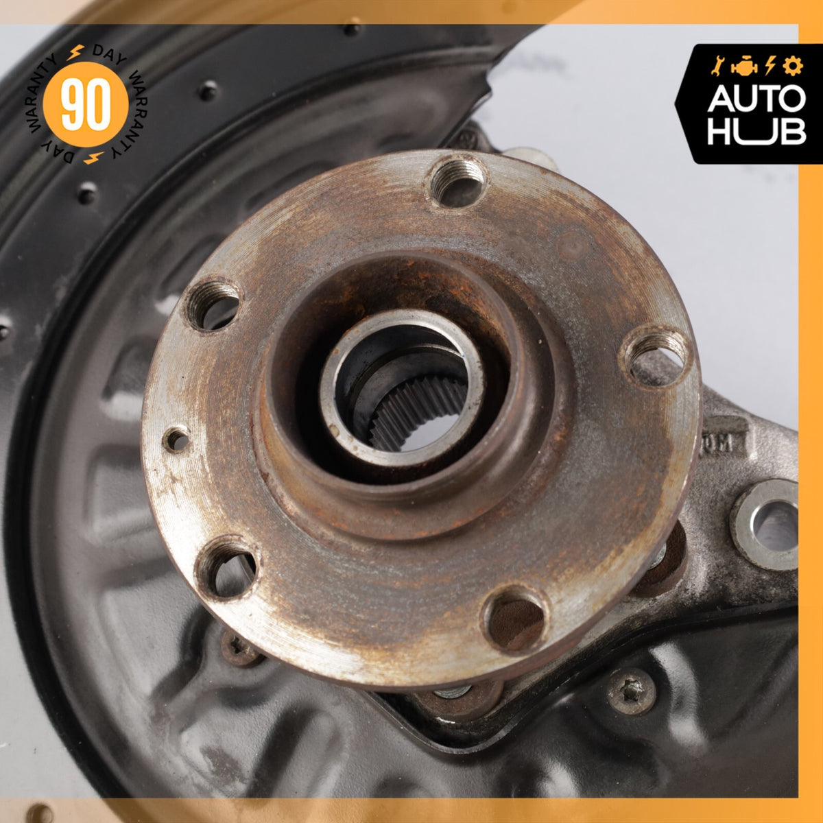 03-13 Bentley Continental GT Rear Left Driver Side Spindle Knuckle Hub OEM 65k - photo 4