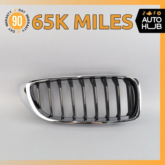 BMW F32 435i 428i Sport Right Side Radiator Hood Grill Grille OEM 65k - photo 1