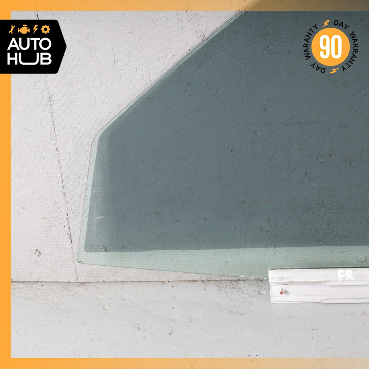 90-93 Mercedes 300E Front Right Passenger Side Door Window Glass OEM - photo 13
