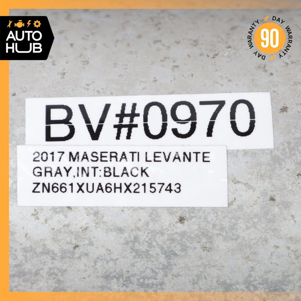 17-22 Maserati Levante M161 Front Air Ride Suspension Reservoir Tank OEM 44k - photo 12