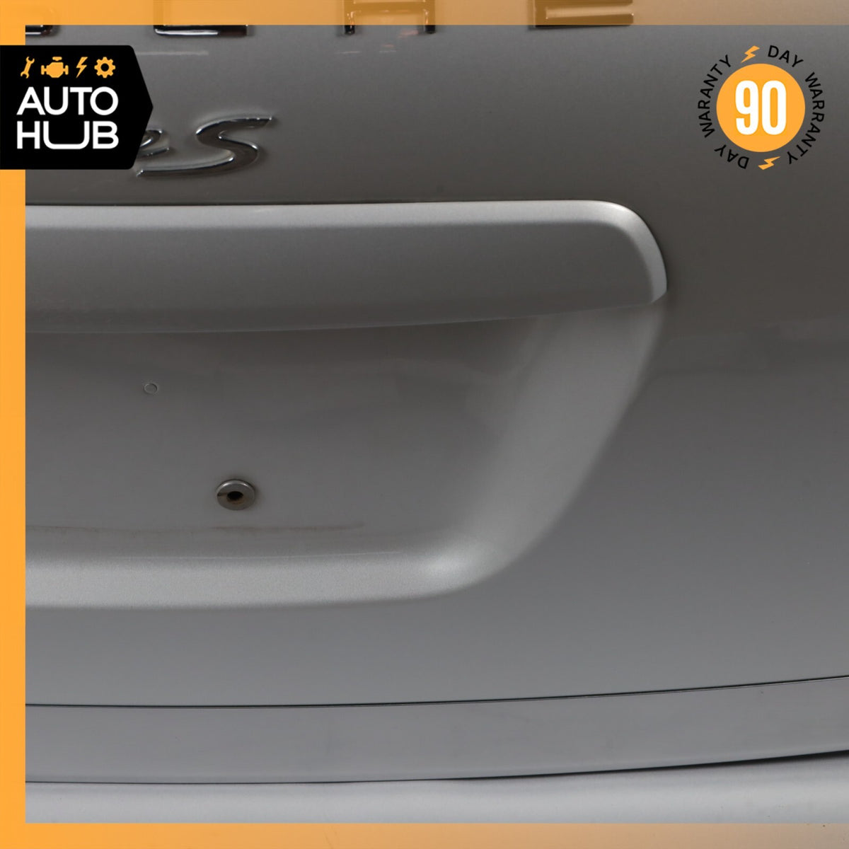 11-14 Porsche Cayenne 958 S Trunk Lid Liftgate Tailgate Hatch Shell Silver OEM - photo 14