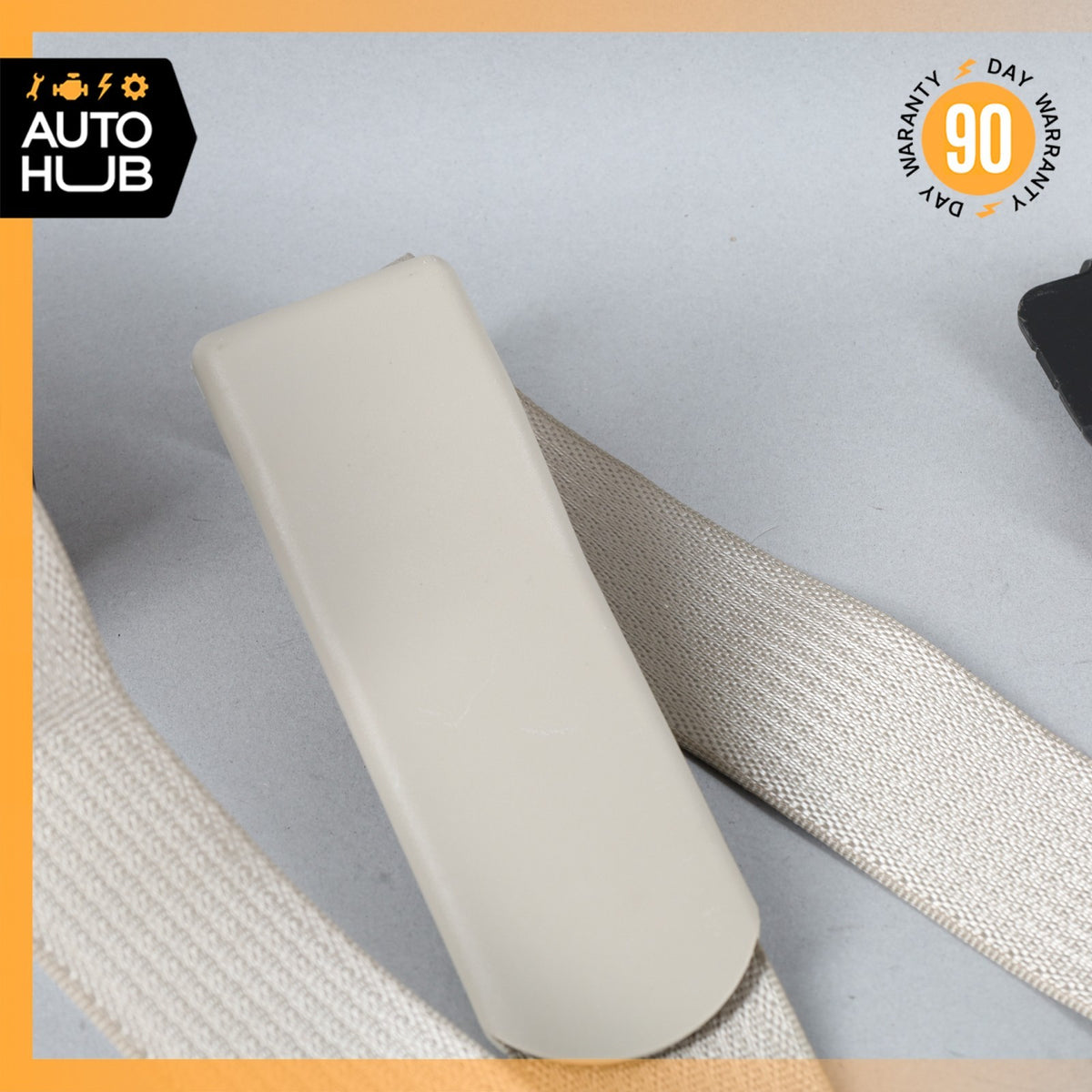 04-05 Cadillac XLR Left Driver Seatbelt Seat Belt Retractor Beige 89023213 OEM - photo 4