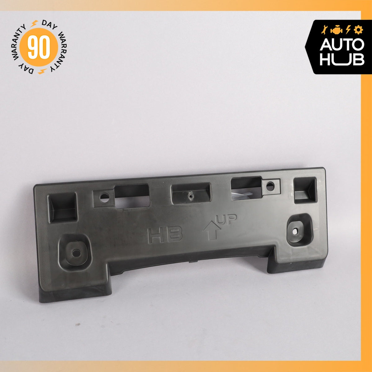14-18 Infiniti Q50 Front Bumper License Plate Holder OEM 54k - photo 2