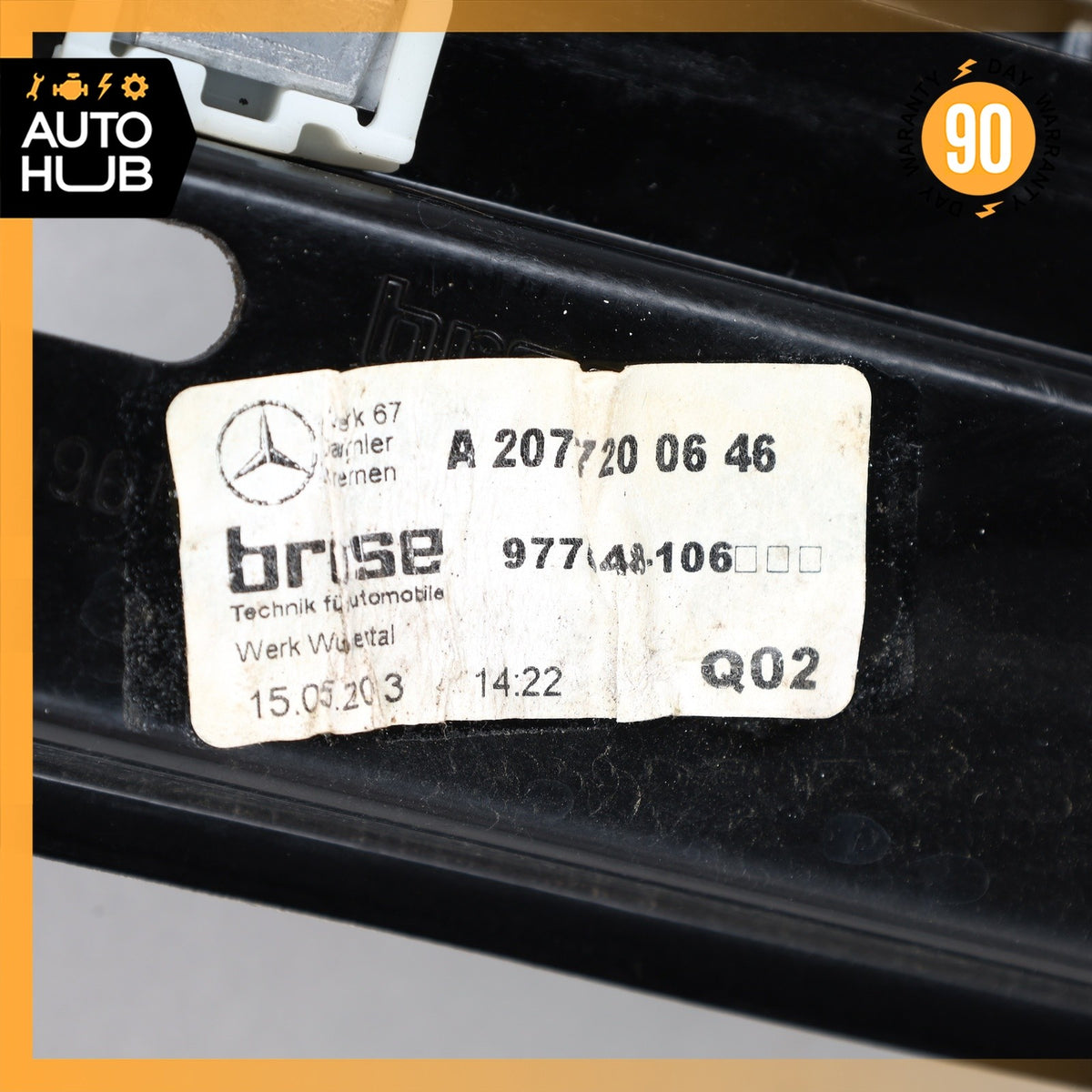 Mercedes W207 E350 Convertible Window Regulator Motor Front Right Side OEM 57k - photo 12