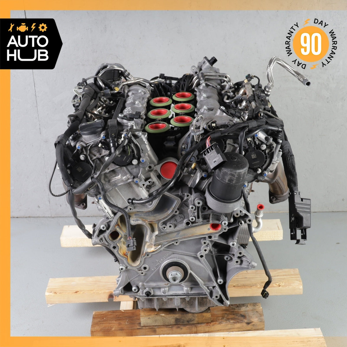 Mercedes W212 E350 C350 GLK350 M276 RWD Engine Motor Assembly 276.952 OEM 75k - photo 2