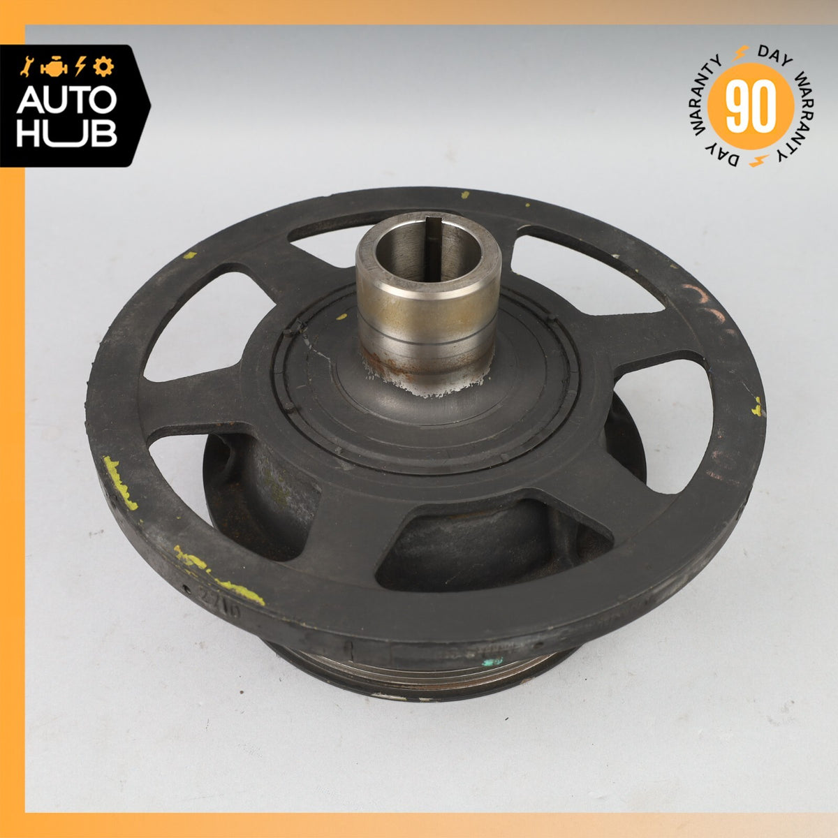 90-99 Mercedes R129 SL500 Engine Motor Crankshaft Pulley Harmonic Balancer OEM - photo 1